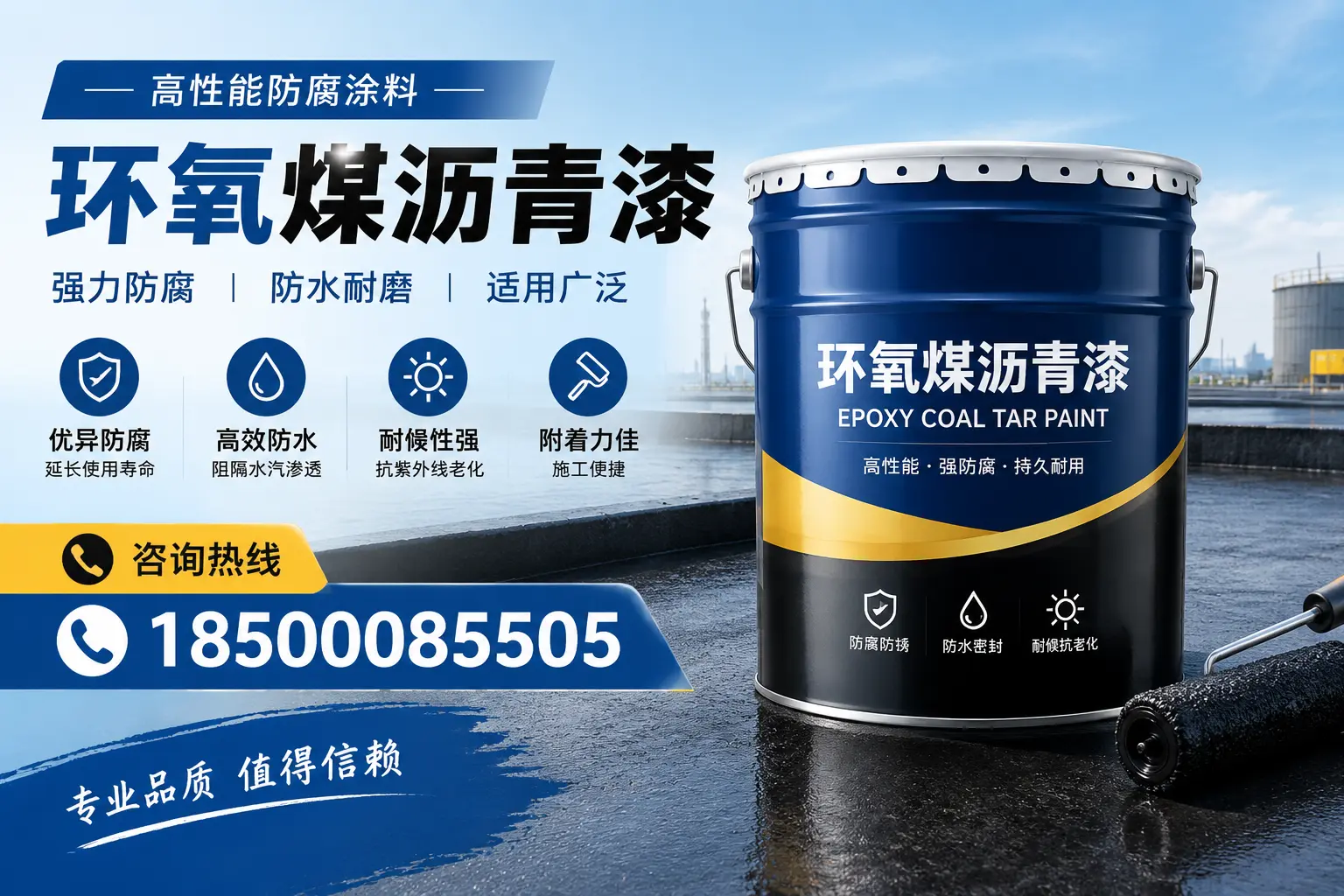 环氧煤沥青漆的主要成分与功能，开封用户深度了解